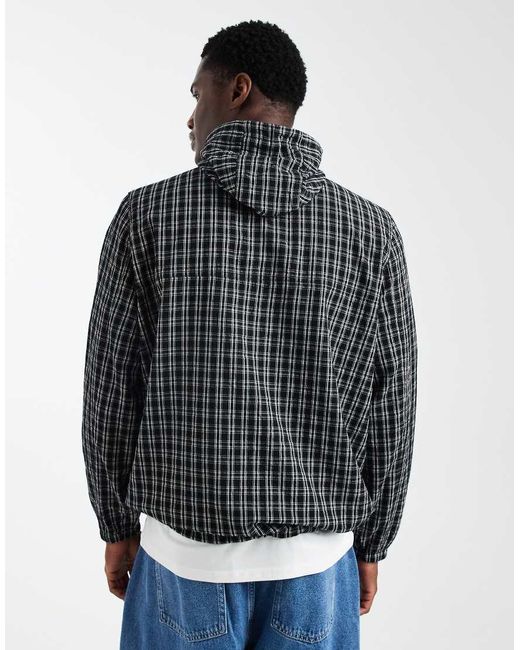 Santa Cruz Blue Henri Overhead Windbreaker Jacket for men