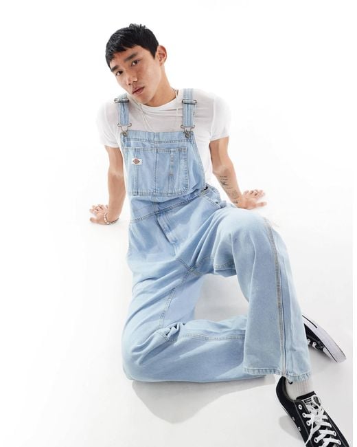 Dickies Blue – klassische jeans-latzhose