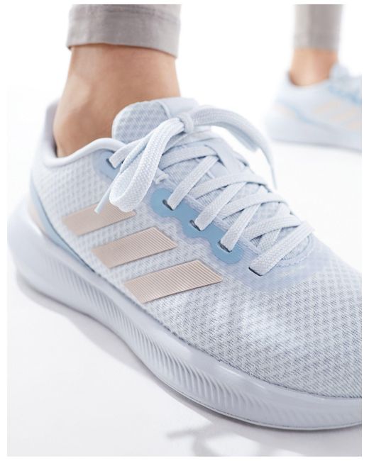 Adidas running - run falcon 3.0 - sneakers pallido di Adidas Originals in White
