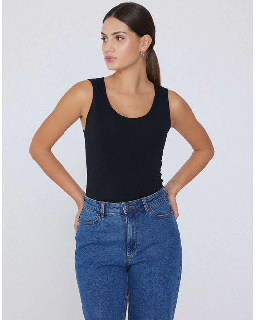 Tezenis Blue Camisole With Wide Straps