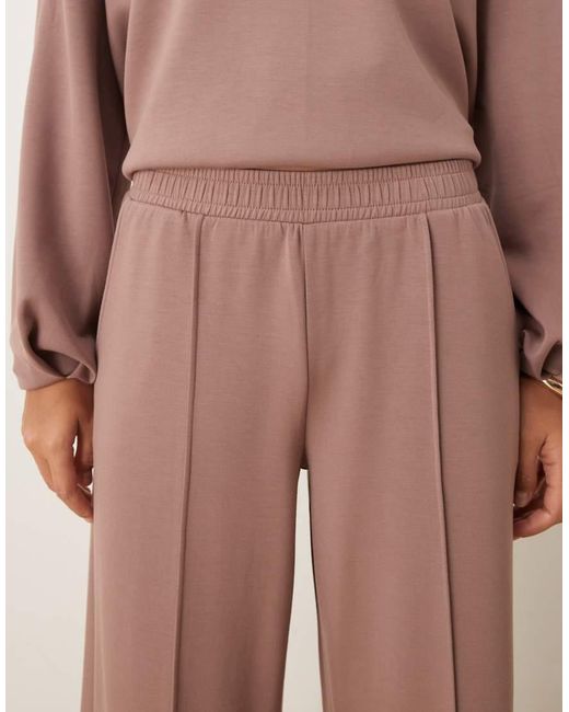 ASOS Pink Cupro Wide Leg jogger