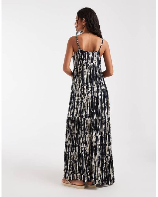 ONLY White Tiered Maxi Dress