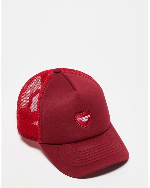 Carhartt Red Heart Patch Trucker Cap