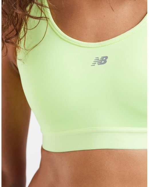 New Balance Green Essential Run Sports Bra