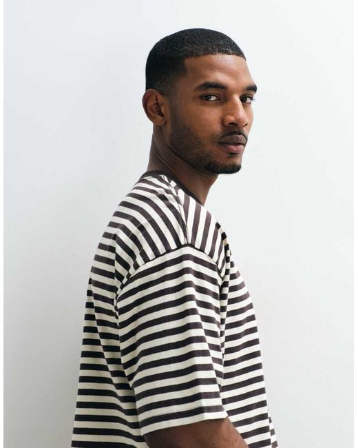 Cotton On Gray Cropped Fit T-Shirt for men
