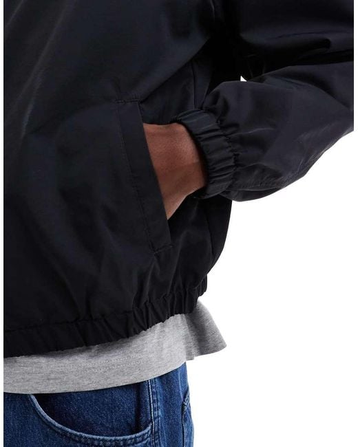 ASOS Lichtgewicht Oversized Harrington Jack in het Blue voor heren
