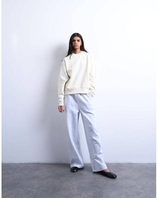 TOPSHOP White Ultimate Sweat