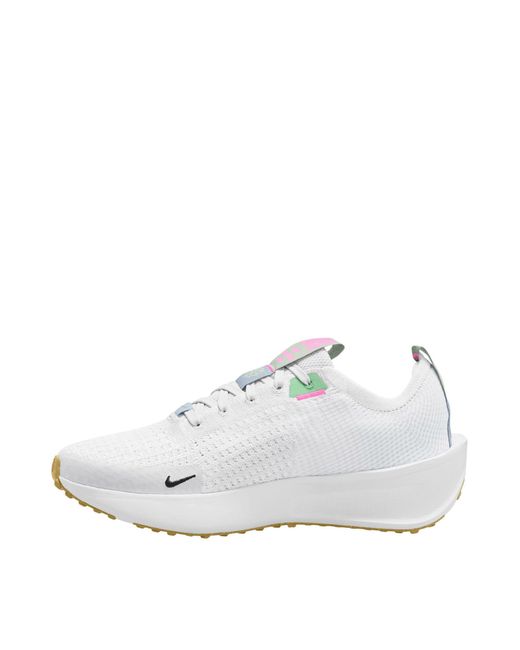 Nike White Interact Run Sneakers