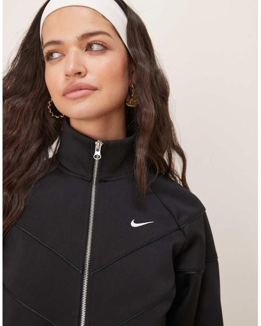 Nike Black Trend Full Zipped Jacket