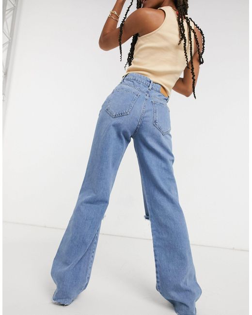 Stradivarius Denim Straight Leg 90s 
