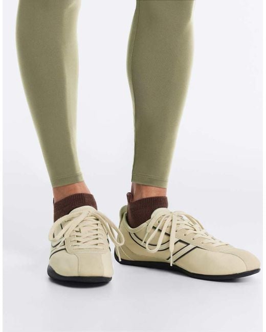Oysho Red 3 Pairs Of Cotton Blend Sports Sneaker Socks With Heel Tab