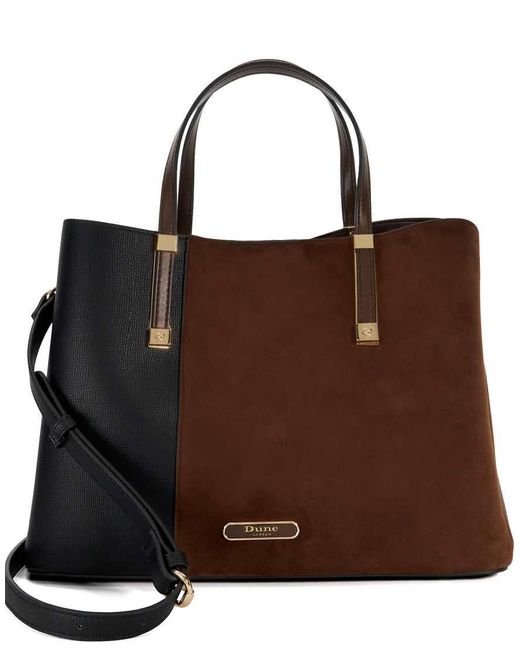 Dune Brown Dorry Tote Bag