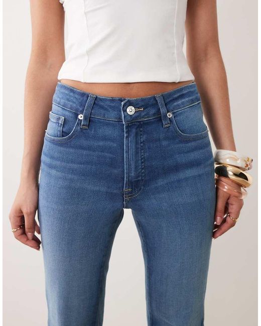 Good American Petite Blue Good Waist Soft Tech Bootcut Jean