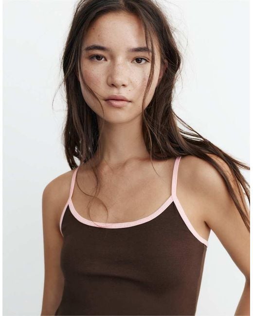 Pull&Bear Blue Fine-strap Top