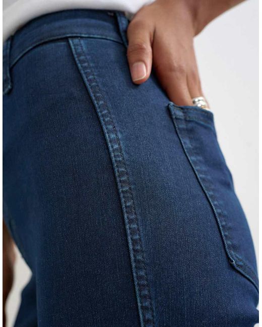 TOPSHOP Blue Joni High Rise Skinny Jean