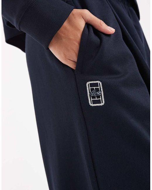 Lacoste Blue Co-Ord Drawstring Logo Joggers