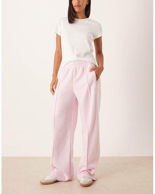 Adidas Originals Pink Firebird Fluffy Track Pants
