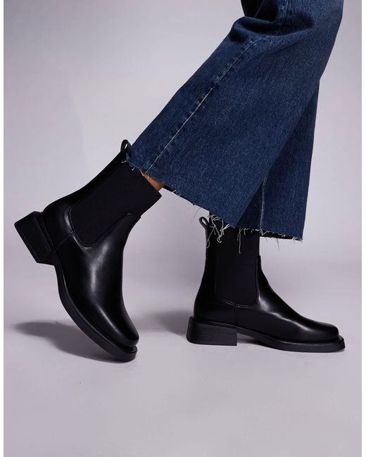 SIMMI Blue Simmi London Duff Low Ankle Chelsea Boot