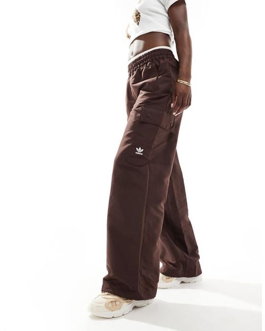 Adidas Originals Brown Essentials Woven Cargos