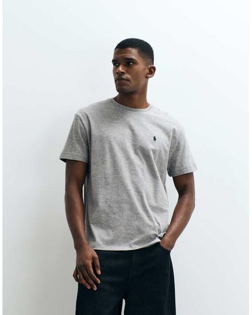 Polo Ralph Lauren White Icon Logo Classic Short Sleeve T-Shirt for men