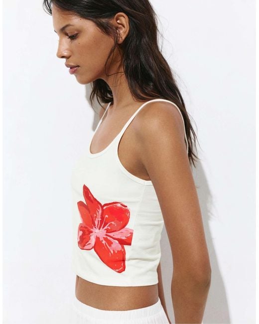Pull&Bear Red – oberteil