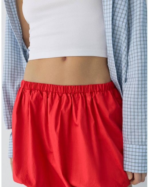 Mini-jupe bouffante Pull&Bear en coloris Blue