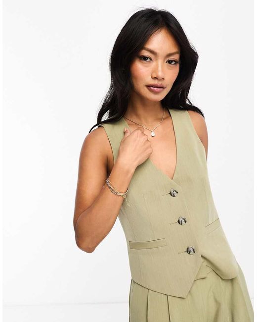 ASOS Green Waistcoat