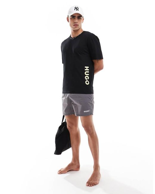 Boss Black Hugo Swimwear Relaxed T-Shirt for men