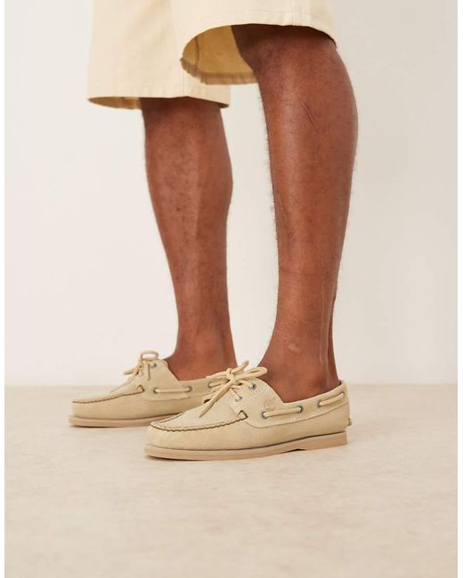 Timberland Natural 2 Eye Boat Shoe for men