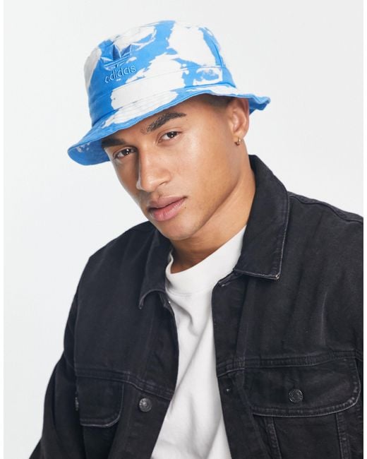 adidas Originals Reverse Tie Dye Bucket Hat in Black (Blue) for Men Lyst