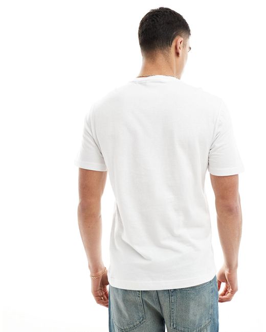 Calvin Klein White Degrade Logo T-shirt for men