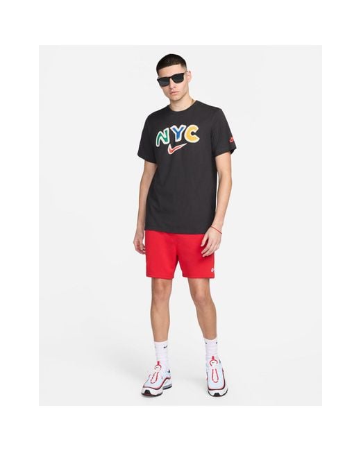 Nike Red Nyc Graphic T-shirt for men
