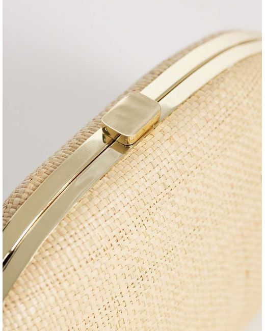 Pochette Intrecciata di Mango in Natural