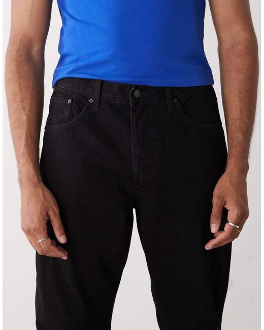 Vaqueros Negros De Corte Bootcut Holgado Y Acampanado Mercury De Weekday de hombre de color Blue