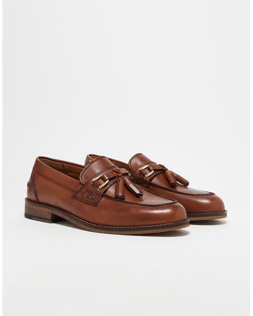 ASOS Brown Tassel Loafers for men