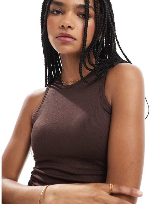 agon® Brown Classic Vest Top