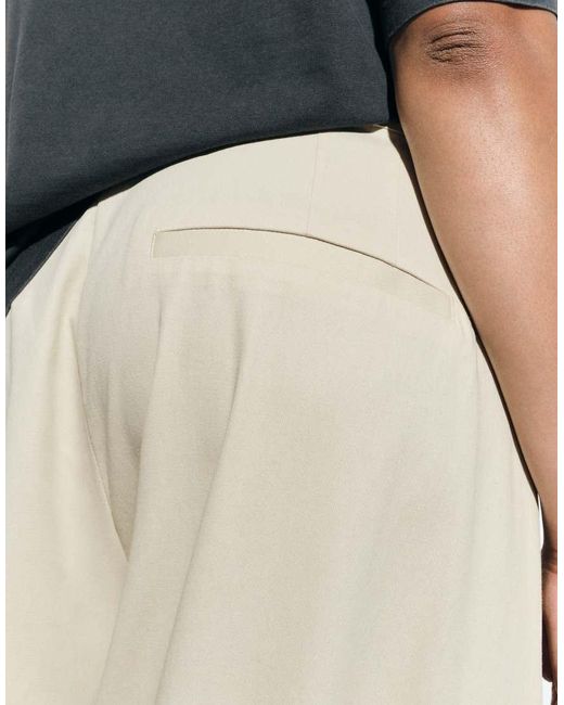ASOS White Curve Tailored Extreme Taper Barrel Pants