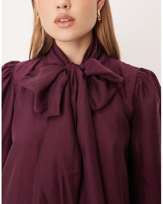 Glamorous Purple Chiffon Floaty Boho Mini Dress