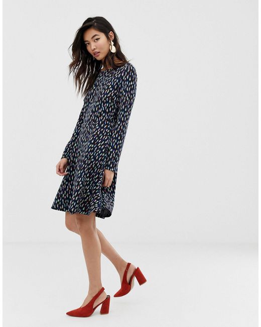 esprit navy blue dress