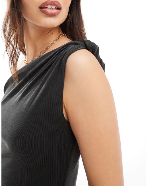 Cotton On Black Cotton on – phoebe – minikleid