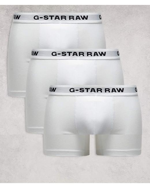 G-Star Gray 3 Pack Boxers for men