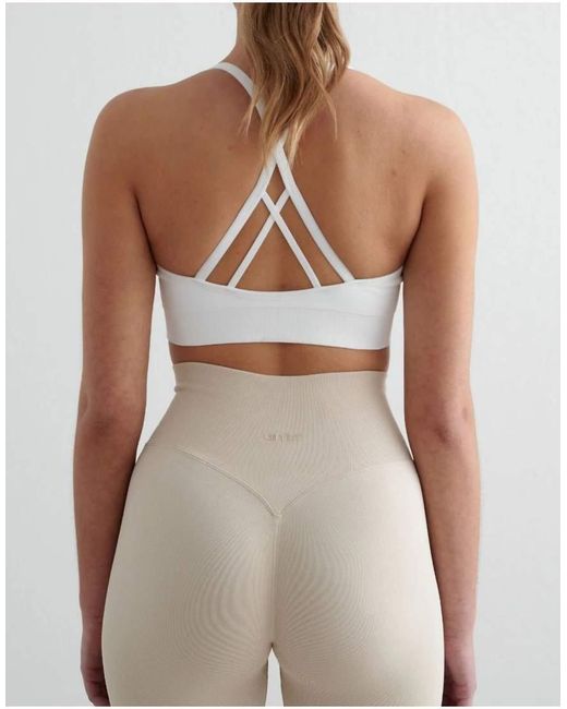Aim'n White Shape Seamless Cross Back Bra