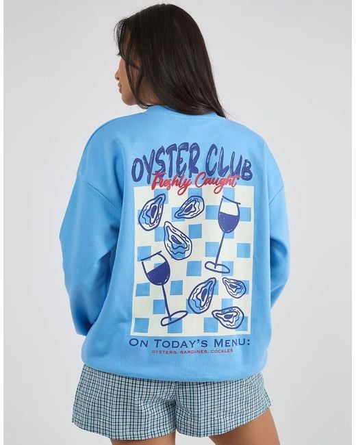 Custard Blue Oyster Club Sweatshirt