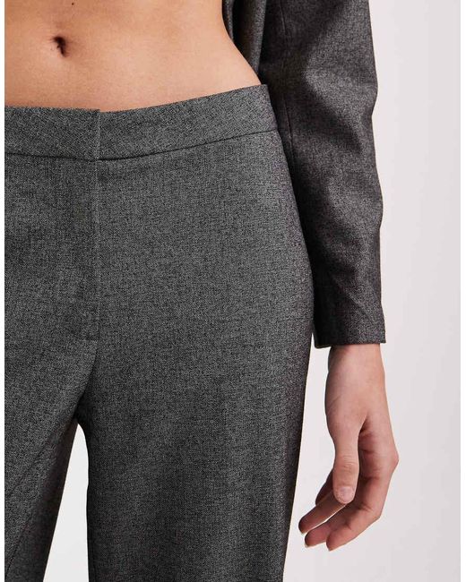 Vero Moda Blue Salt And Pepper Straight Leg Tailored Blazer Co-ord