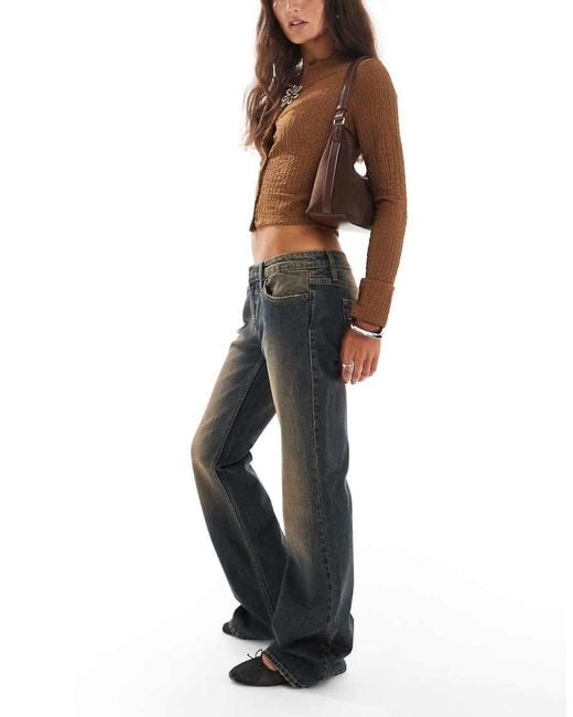 Cotton On Blue Low Rise Bootcut Jeans