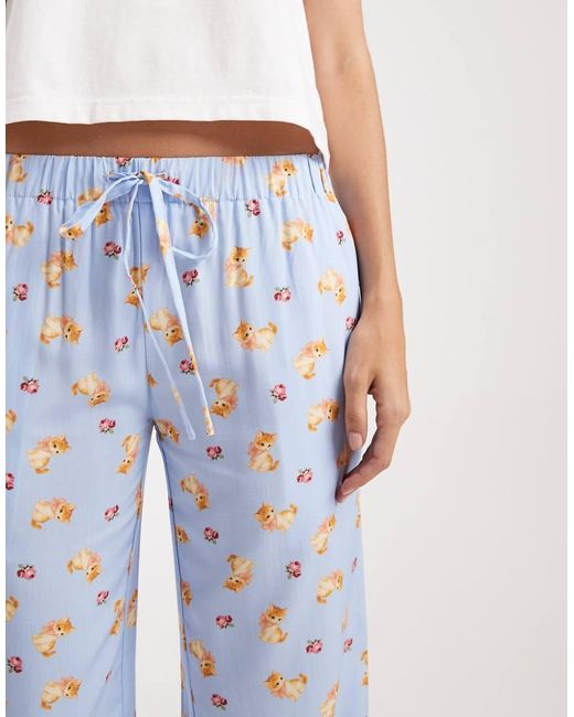 Daisy Street White Short Sleeve Pyjama Set