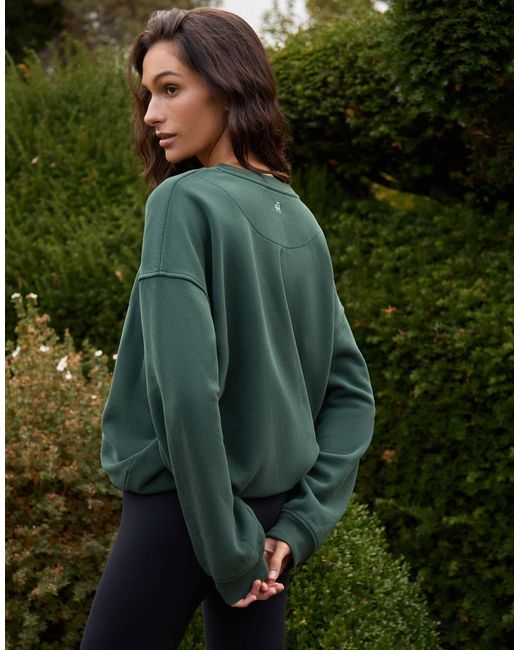 Sweat oversize à logo - forêt 4th & Reckless en coloris Green