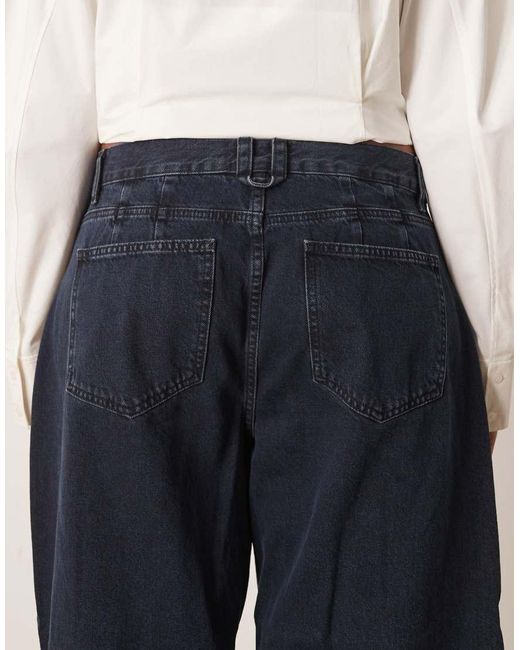 ARRANGE White Curve Tova Tapered Curved Leg Jeans With Roll Hem