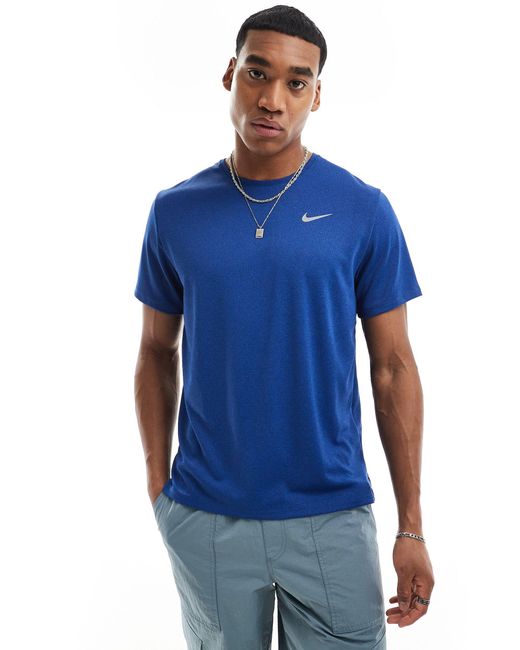 Nike – dri-fit miller – t-shirt in Blue für Herren