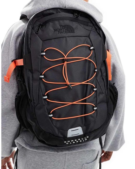 The North Face Black Borealis Classic Logo Backpack for men